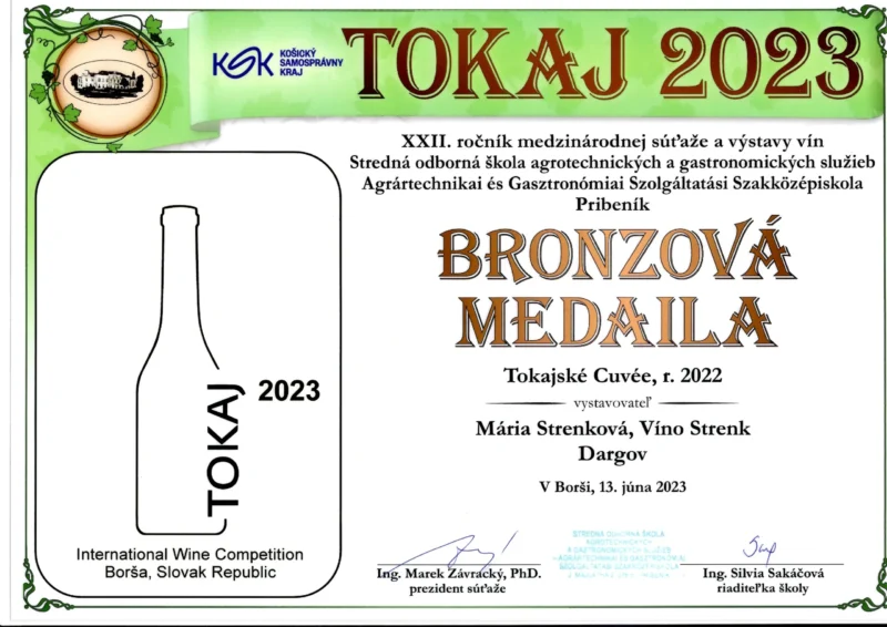 Tokajské Cuvée 2022, polosuché - Image 2